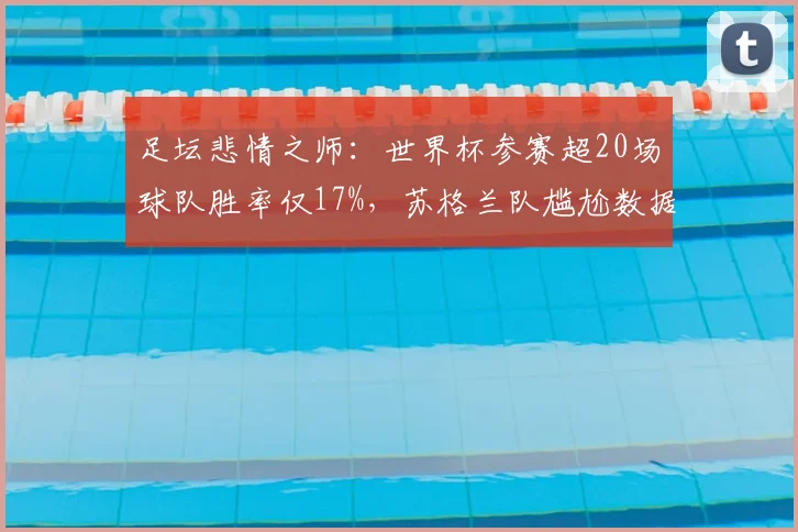 足坛悲情之师：世界杯参赛超20场球队胜率仅17%，苏格兰队尴尬数据解析与2026前景展望