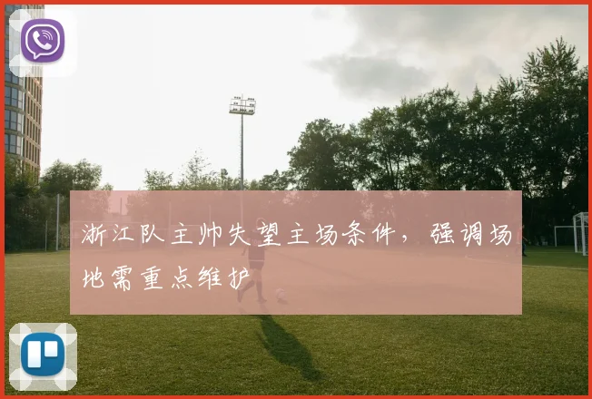浙江队主帅失望主场条件，强调场地需重点维护